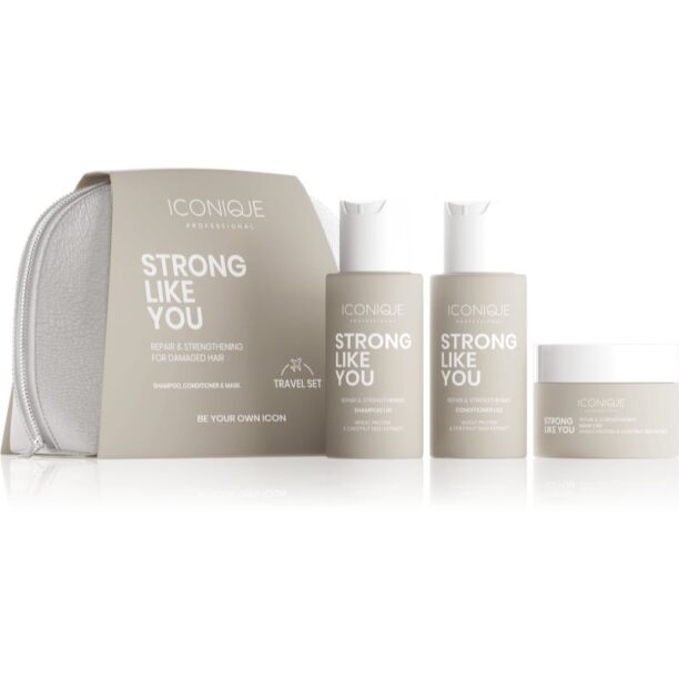 ICONIQUE Professional STRONG LIKE YOU Repair & Strengthening Set: Shampoo 70 ml