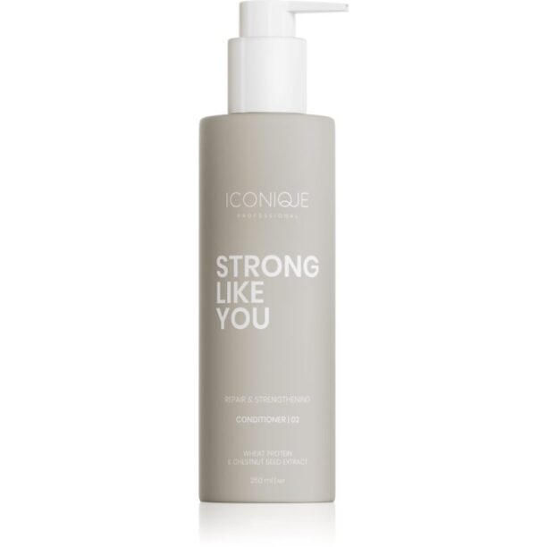 ICONIQUE Professional STRONG LIKE YOU Repair & Strengthening balsam pentru indreptare pentru par deteriorat 250 ml preţ