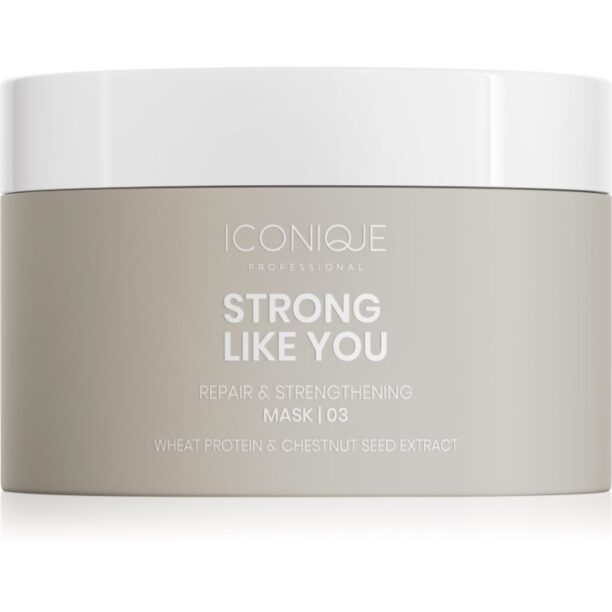 ICONIQUE Professional STRONG LIKE YOU Repair & Strengthening masca pentru regenerare pentru par deteriorat 200 ml preţ