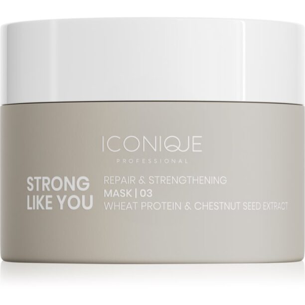 ICONIQUE Professional STRONG LIKE YOU Repair & Strengthening masca pentru regenerare pentru par deteriorat 50 ml preţ