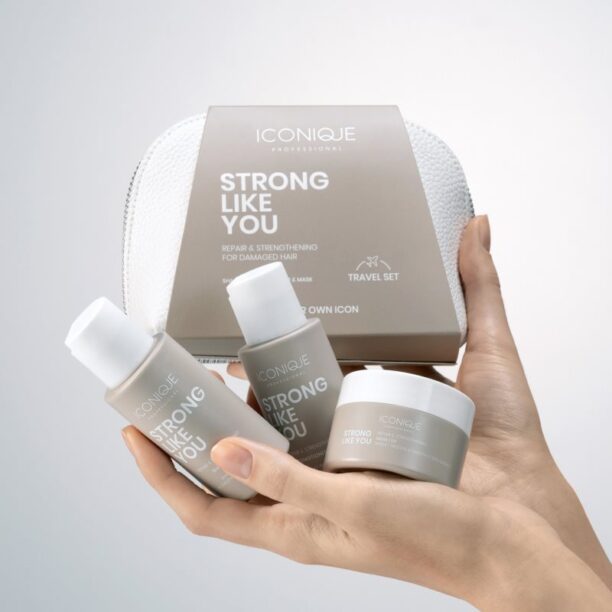 Original ICONIQUE Professional STRONG LIKE YOU Repair & Strengthening sampon pentru regenerare pentru par deteriorat 70 ml