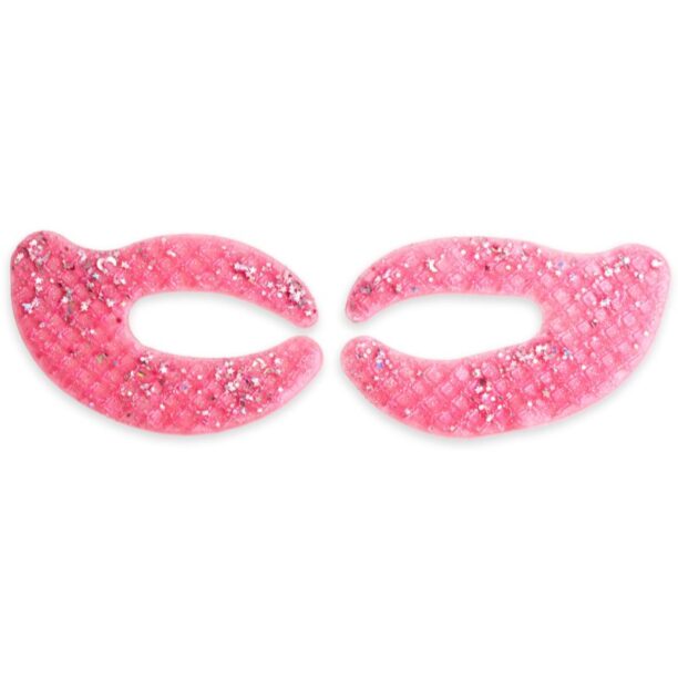 IDC Institute C Shaped Glitter Eye Pink mască pentru zona ochilor 1 buc preţ