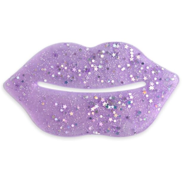 IDC Institute Glitter Lip Purple mască cu hidrogel pentru buze 1 buc preţ