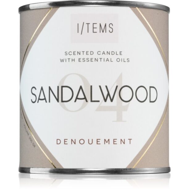 I/TEMS Essential 04 / Sandalwood lumânare parfumată 200 g preţ