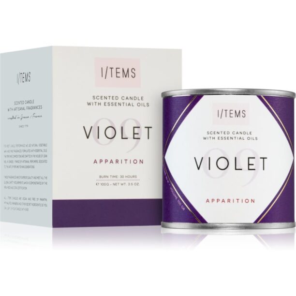 Cumpăra I/TEMS Essential 09 / Violet lumânare parfumată 100 g