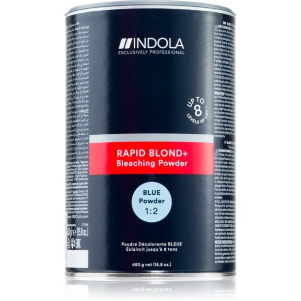 Indola Rapid BLOND+ Bleaching Powder pudra decoloranta pentru păr culoare Blue 450 g