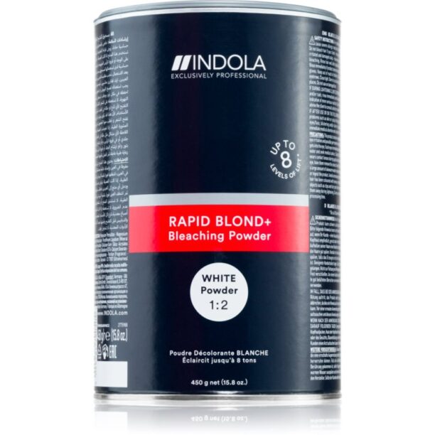 Indola Rapid BLOND+ Bleaching Powder pudra decoloranta pentru păr culoare White 450 g