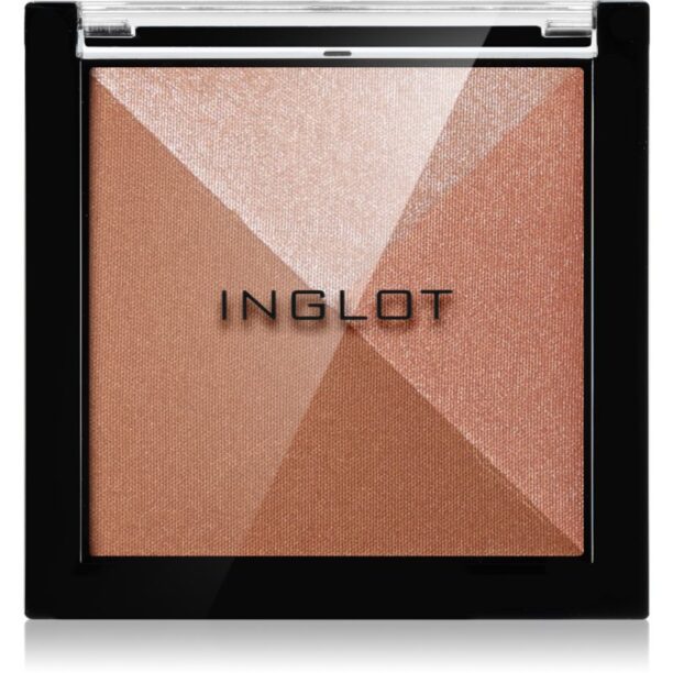 Inglot Multicolour System Highlighting & Bronzing Powder paleta bronzare si stralucire culoare 11 8