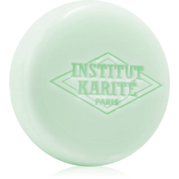 Institut Karité Paris Lily Of The Valley Shea Macaron Soap săpun solid + carcasă 27 g