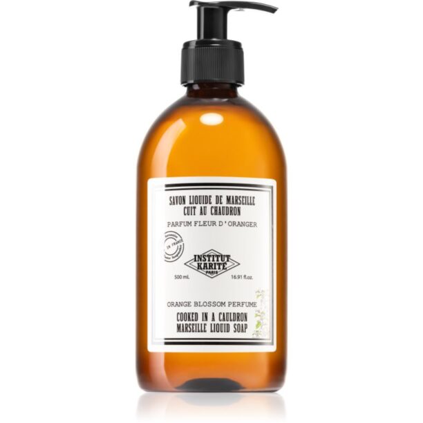 Institut Karité Paris Orange Blossom Marseille Liquid Soap Săpun lichid pentru mâini 500 ml