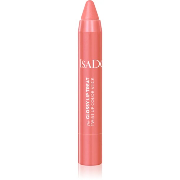 IsaDora Glossy Lip Treat Twist Up Color ruj hidratant culoare 09 Beach Peach 3