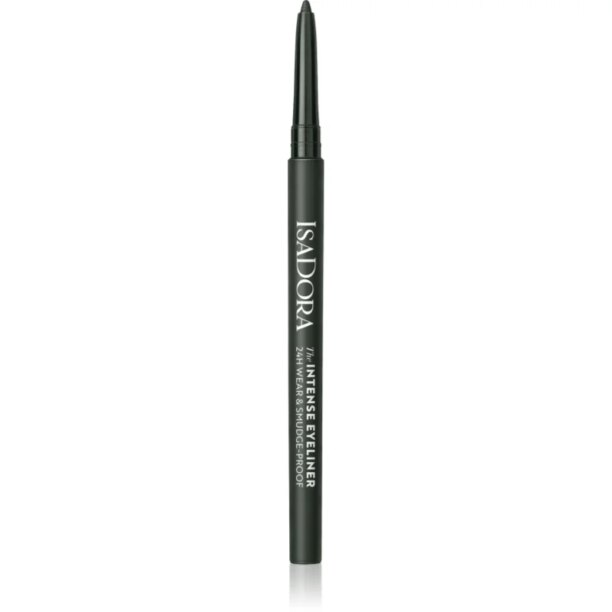 IsaDora The Intense Eyeliner dermatograf persistent rezistent la apa culoare 67 Dark Green 0.35 g