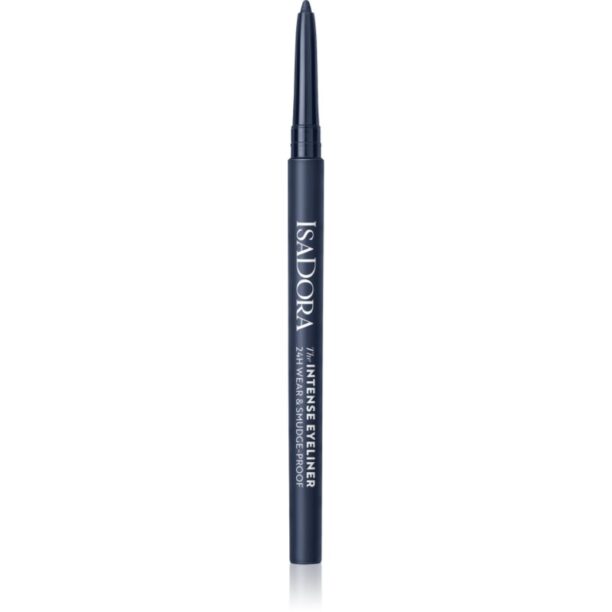 IsaDora The Intense Eyeliner dermatograf persistent rezistent la apa culoare 68 Marine Blue 0.35 g