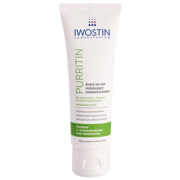 Iwostin Purritin crema de noapte impotriva imperfectiunilor pielii 40 ml preţ