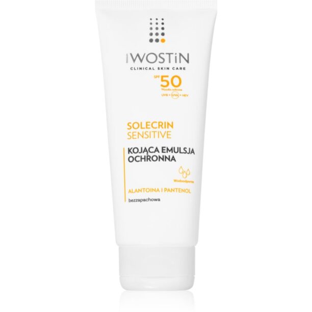 Iwostin Solecrin Emulsie protectoare pentru pielea sensibila predispuse la roseata SPF 50 100 ml