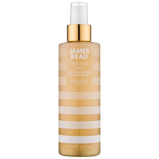 James Read Gradual Tan H2O Illuminating Spray pentru protectie pentru corp 200 ml