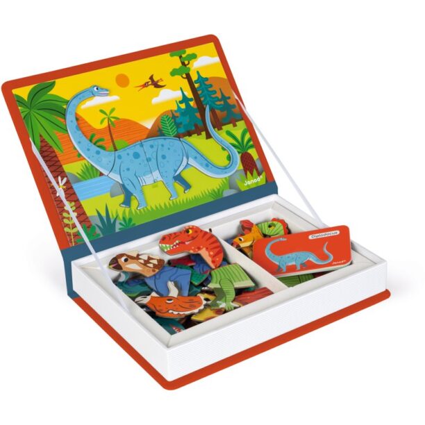 Cumpăra Janod Magnetibook Dinosaurus placă magnetică 3 y+ 1 buc