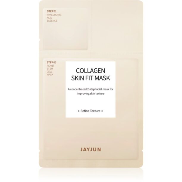 Jayjun Collagen Skin Fit masca pentru fata hranitoare si reparatoare pentru ten obosit 1 buc