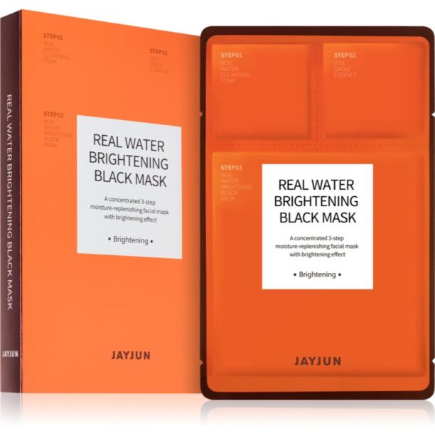 Jayjun Real Water Brightening mască textilă hidratantă pentru o piele mai luminoasa 5 buc