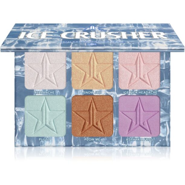 Jeffree Star Cosmetics Ice Crusher paletă de iluminatoare 6x7 g preţ