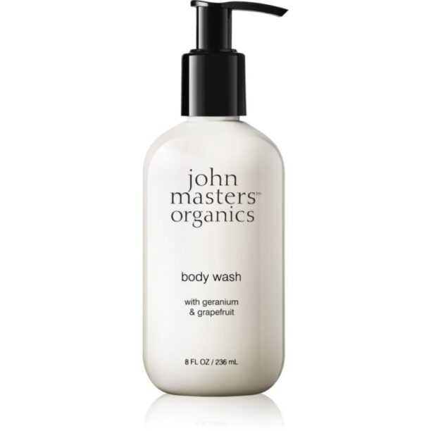 John Masters Organics Geranium & Grapefruit Body Wash gel de duș 236 ml