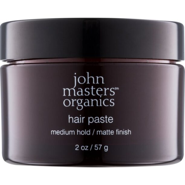 John Masters Organics Hair Paste Medium Hold / Matte Finish pasta pentru modelat pentru un aspect mat Medium 57 g preţ