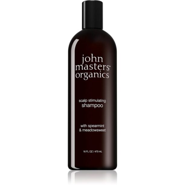 John Masters Organics Scalp Stimulanting Shampoo with Spermint & Medosweet sampon pentru cresterea parului cu menta 473 ml preţ