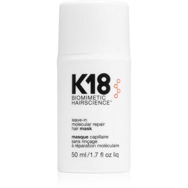 K18 Molecular Repair Hair Mask tratament pentru îngrijirea părului fără clătire 50 ml