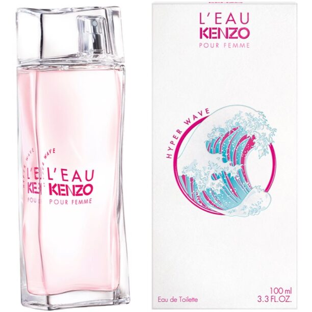 Preţ KENZO L'Eau Kenzo Hyper Wave Pour Femme Eau de Toilette pentru femei 100 ml