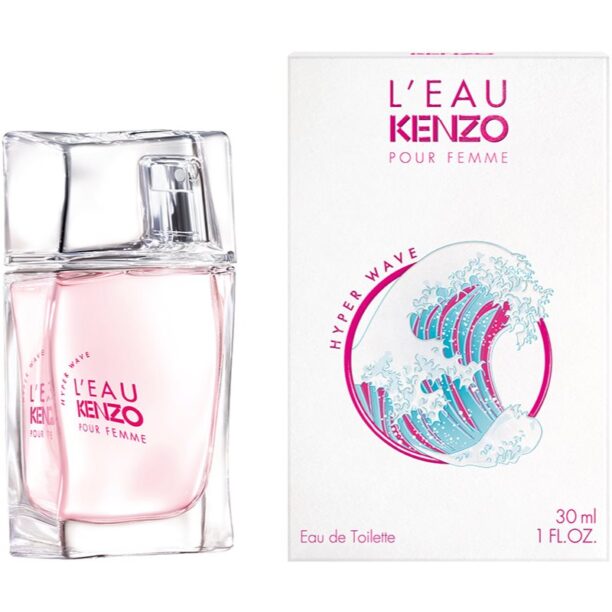 Preţ KENZO L'Eau Kenzo Hyper Wave Pour Femme Eau de Toilette pentru femei 30 ml