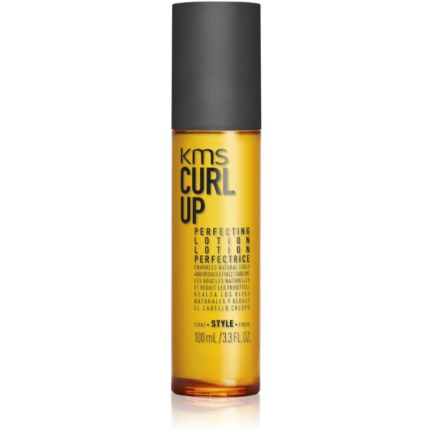 KMS Curl Up Perfecting Lotion lapte pentru coafare pentru par ondulat si cret 100 ml preţ