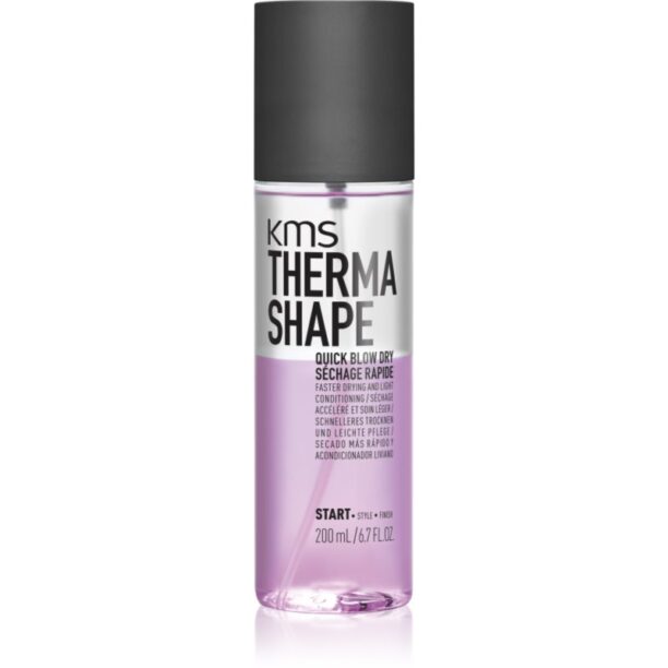 KMS Thermashape Quick Blow Dry spray pentru păr cu protecție termică pentru o uscare rapida 200 ml