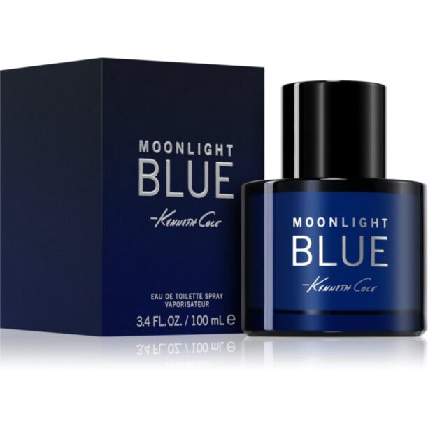 Cumpăra Kenneth Cole Moonlight Blue Eau de Toilette pentru bărbați 100 ml