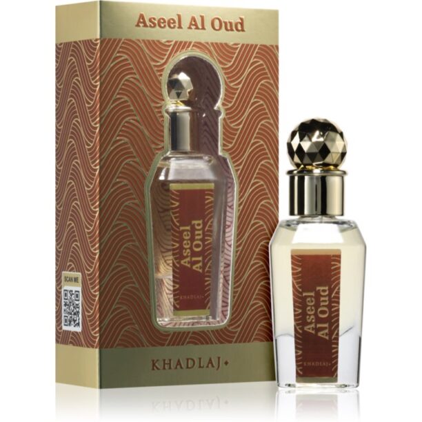 Cumpăra Khadlaj Aseel Al Oud ulei parfumat unisex 15 ml