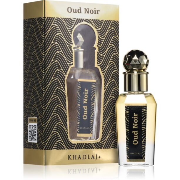 Cumpăra Khadlaj Oud Noir ulei parfumat unisex 15 ml