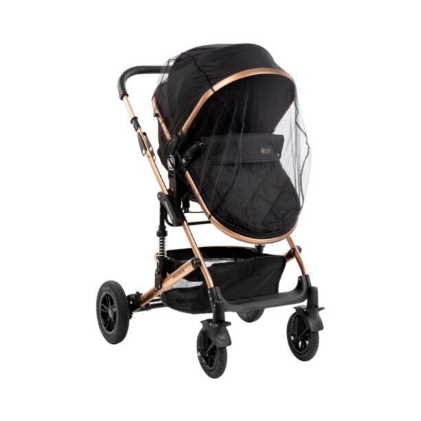 Kikkaboo Stroller Mosquito Net Black plasă de țânțari pentru cărucior 27×12