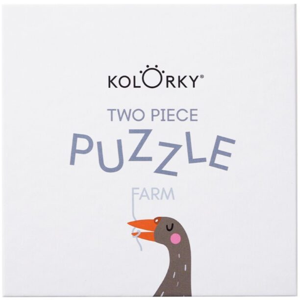 Kolorky Puzzle Two Piece Farm puzzle 10 buc preţ