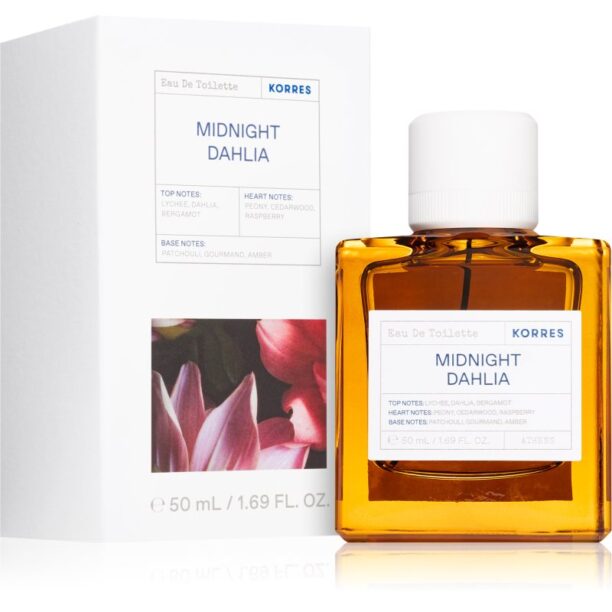 Cumpăra Korres Midnight Dahlia Eau de Toilette unisex 50 ml