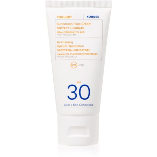 Korres Yoghurt crema de soare pentru fata SPF 30 50 ml preţ