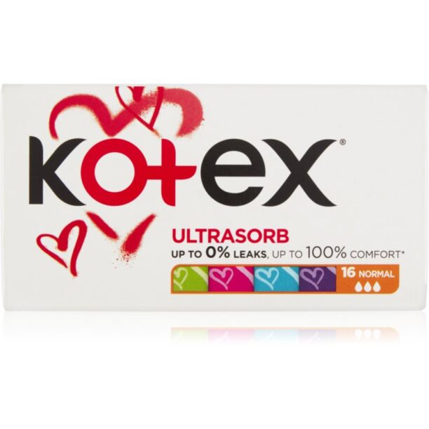 Kotex Ultra Sorb Normal tampoane 16 buc preţ