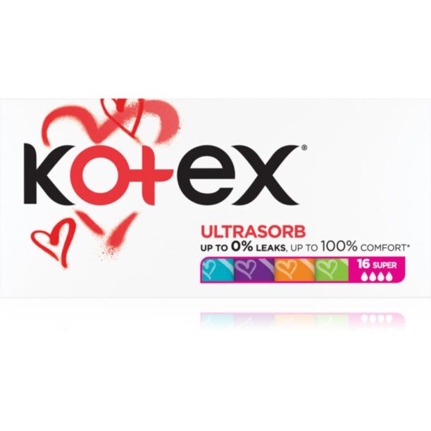 Kotex Ultra Sorb Super tampoane 16 buc preţ