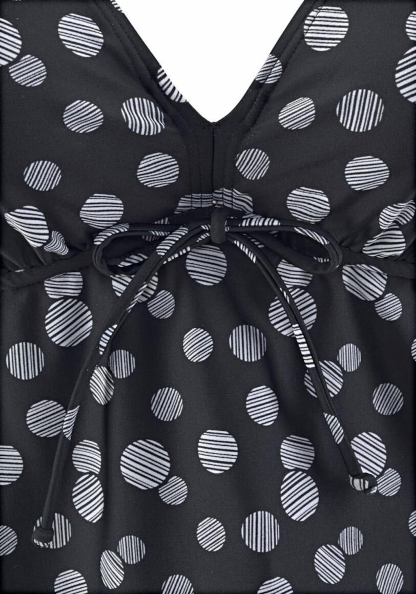 LASCANA Costum de baie Tankini  gri metalic preţ