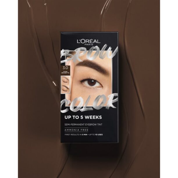 Preţ L’Oréal Paris Brow Color culoare pentru sprancene culoare 3.0 Dark Brunette 1 buc