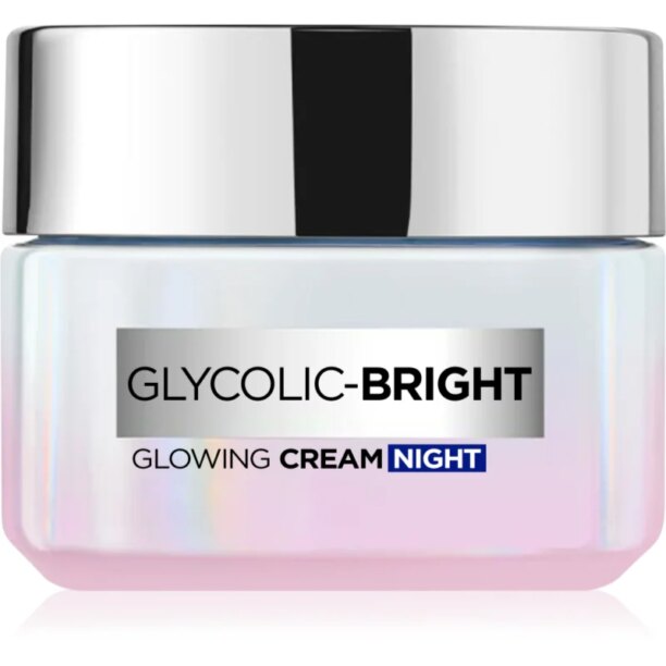 L’Oréal Paris Glycolic-Bright crema radianta de noapte 50 ml