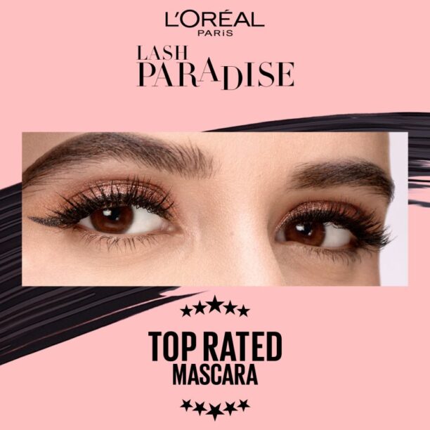 L’Oréal Paris Lash Paradise mascara pentru alungire și extra volum Black 6