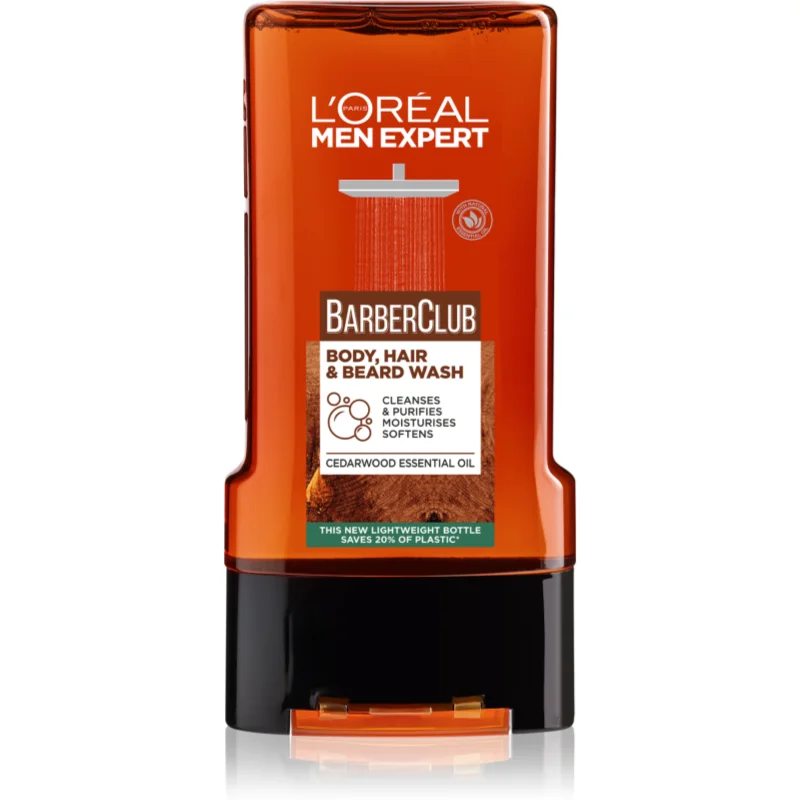 L’Oréal Paris Men Expert Barber Club Gel de duș pentru bărbați pentru păr