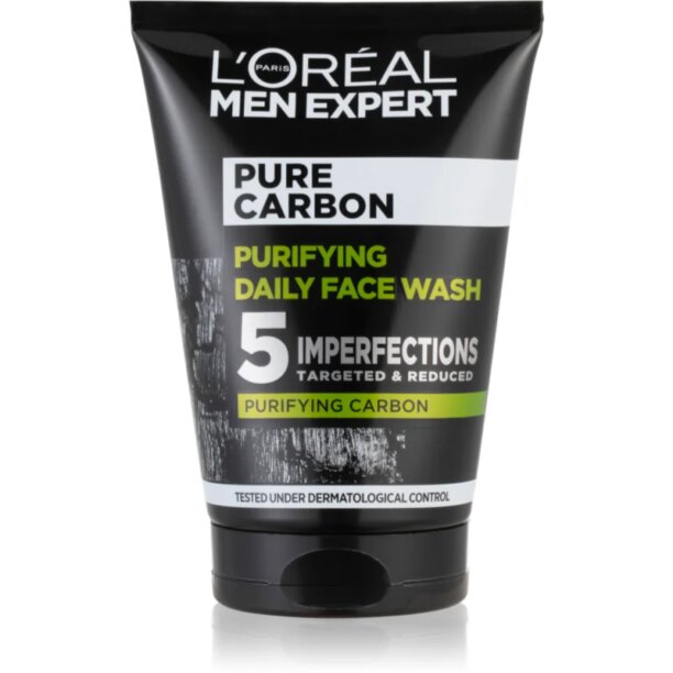 L’Oréal Paris Men Expert Pure Carbon gel de curățare cu carbune activ 100 ml preţ