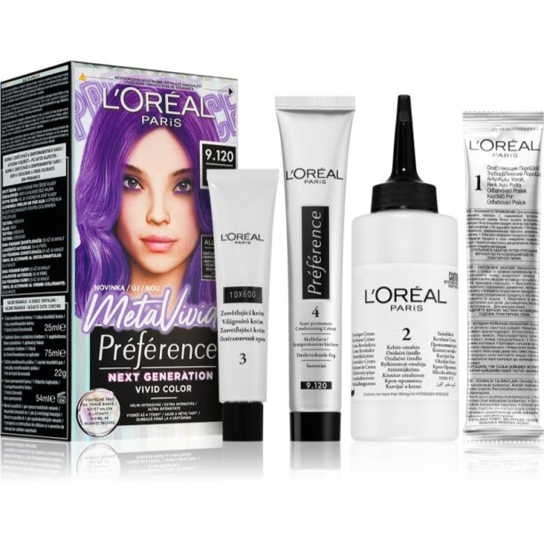 Cumpăra L’Oréal Paris Préférence Meta Vivids vopsea de par semi-permanenta ambalaj economic