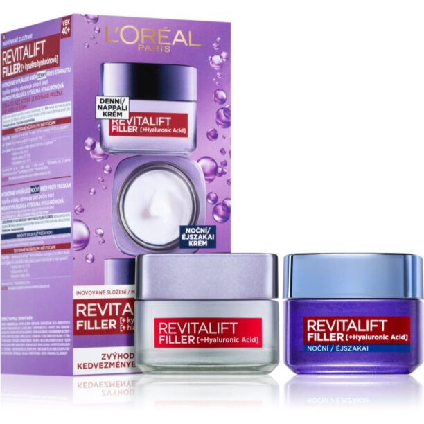 L’Oréal Paris Revitalift Filler crema anti rid de zi si de noapte cu acid hialuronic preţ