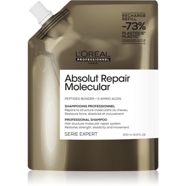 L’Oréal Professionnel Serie Expert Absolut Repair Molecular șampon fortifiant pentru păr deteriorat 500 ml preţ